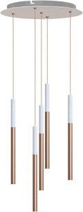 ALTAIR 5 Mini Pendant Lighting White-Copper by CONTECDEVELOPMENT