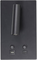 Newhouse Lighting 5 in. W x 9 in. L Vera Spotlight Reading Light in Matte Black by NewhouseLighting