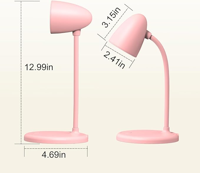 LED Desk Lamp for Home Office, 3 Light Colors, Table Lamp, Dimmable Reading - Image 2