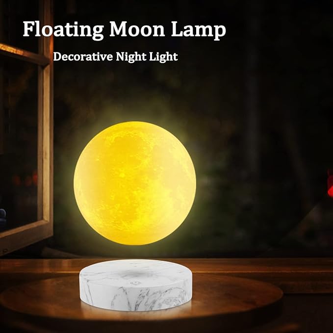 VGAzer Levitating Moon Lamp, Floating and Spinning in Air Freely - Image 8