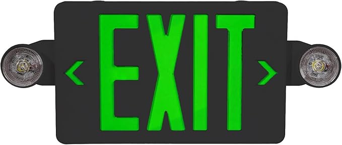 CM MZY Exit Sign with Emergency Lights, Exit Signs Light with Battery Backup by CMMZY