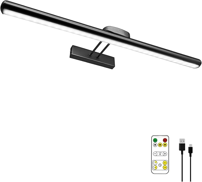 24.4" Wireless Picture Lights, Rechargeable Battery Art Display Light by MQOUO-Life