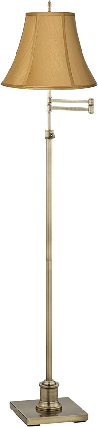 360 Lighting Westbury Traditional Swing Arm Floor Lamp Adjustable Height by 360Lighting