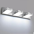 LED Modern Bathroom Vanity Light Fixtures, 3-Light 22-inch Dimmable Chrome by LKHF