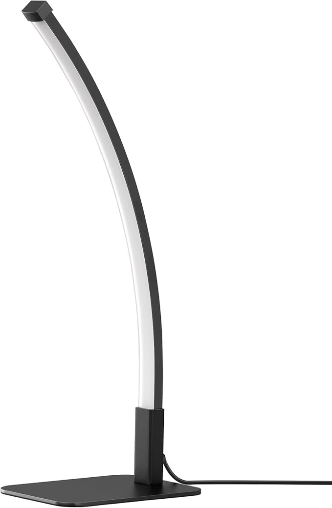 EDISHINE Curved LED Table Lamp, Modern Bedside Lamp - Image 8