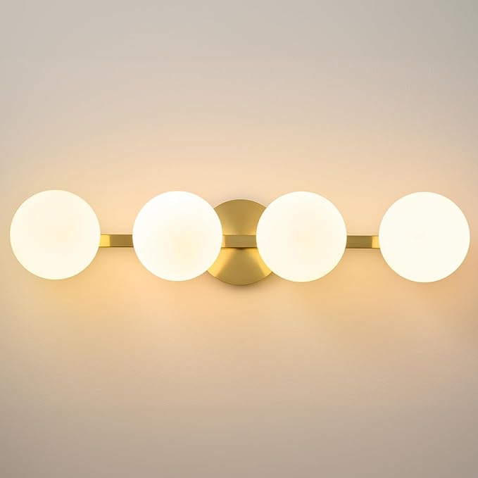 Bathroom Vanity Mirror Light Fixtures: 4 Lights Bath Wall Sconce Lighting by FeaseyFeaturedProducts