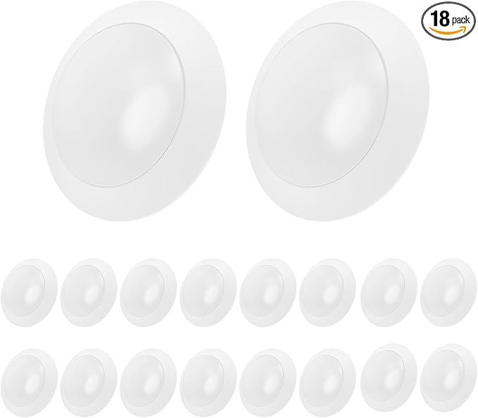 LED Disk Lights 6 Inch, 15W Surface Mount LED Ceiling Light 1050LM, Flush Mount by Sofiton