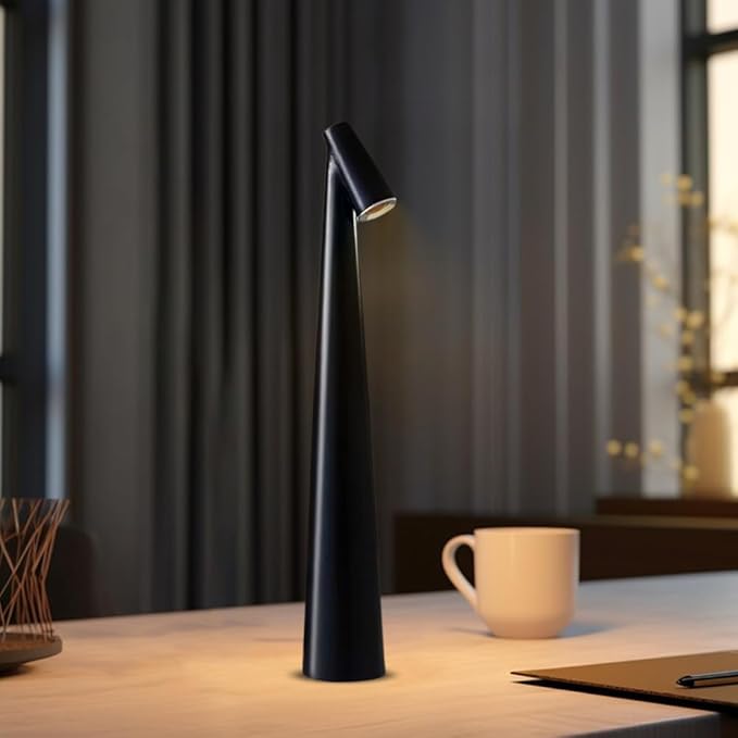 Portable LED Table Lamp with Touch Sensor, 3-Levels Brightness Metal Desk Lamp by EJFOIEJ