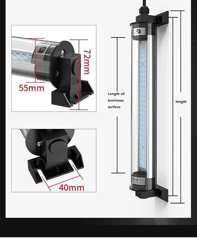 Waterproof Led Tube Light LED Explosion Proof Work Lights 110-220V CNC Machine - Image 7