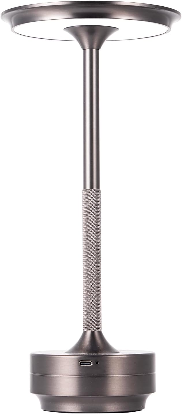 Rechargeable Cordless LED Table Lamps Touch Sensor Light, 3-Levels Portable by baishezhuan