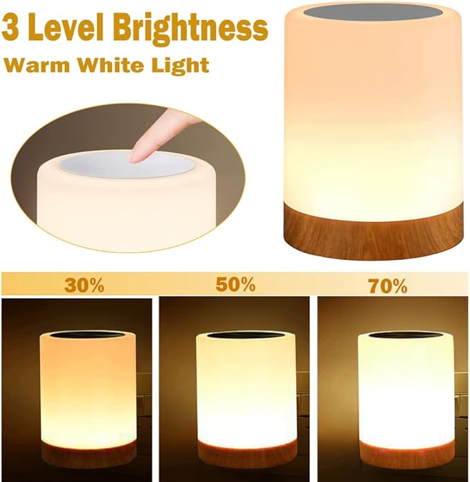 Night Light Touch Sensor Lamp Bedside Table Lamp - Image 2