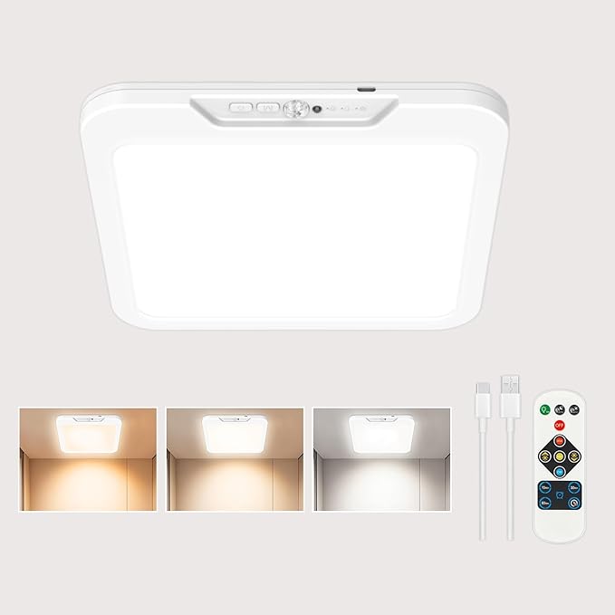 Rechargeable Ceiling Light by JT+JUSTIME