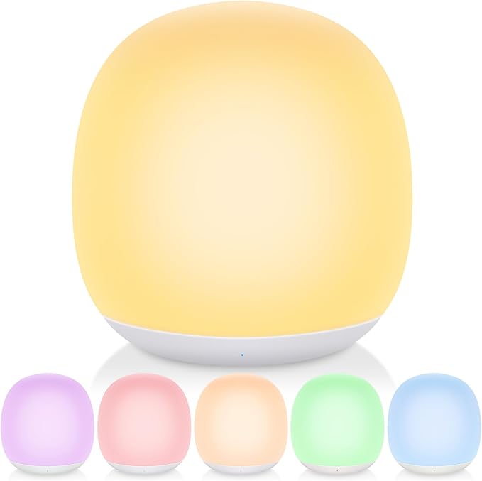Night Light for Kids, Baby Egg Night Light for Nursery, 7 Colors by TYUTE