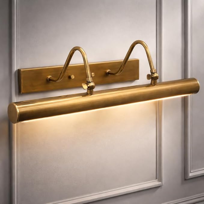 Luminaire Raw Brass Modern Painting Light - Image 6
