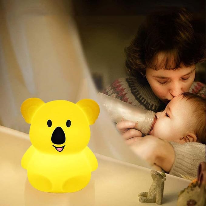 WHA&DARREN Koala Night Light for Kids, Silicone Bedside Lamp, Baby Nursery Light - Image 10