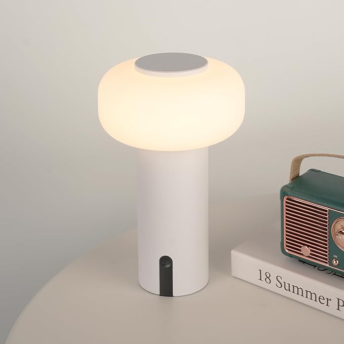 Shower Lamp Waterproof, Outdoor Cordless Table Lamp Rechargeable, Portable by WEILAILUX