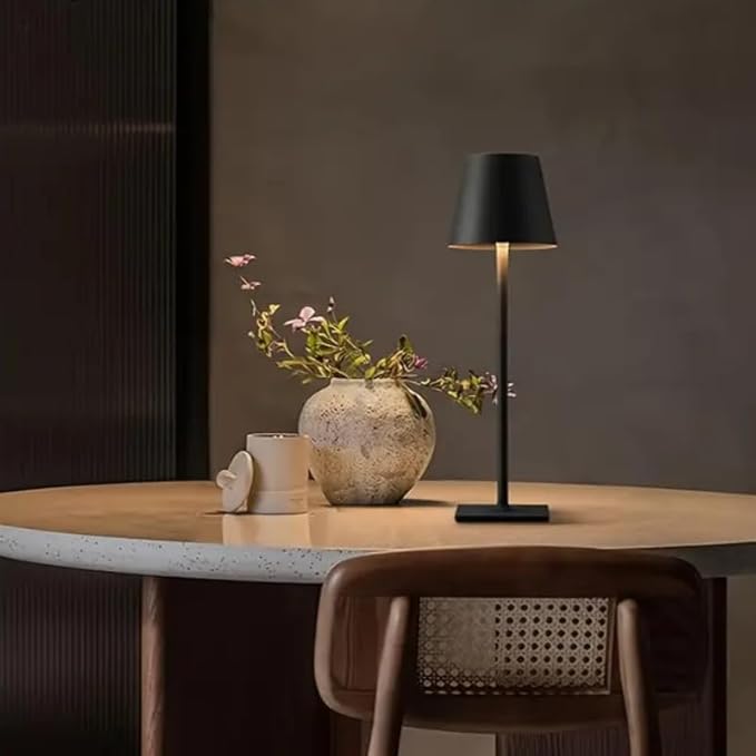 Dimmable LED Table Lamp for Bar & Restaurant – Cordless Rechargeable Touch Lamp - Image 3