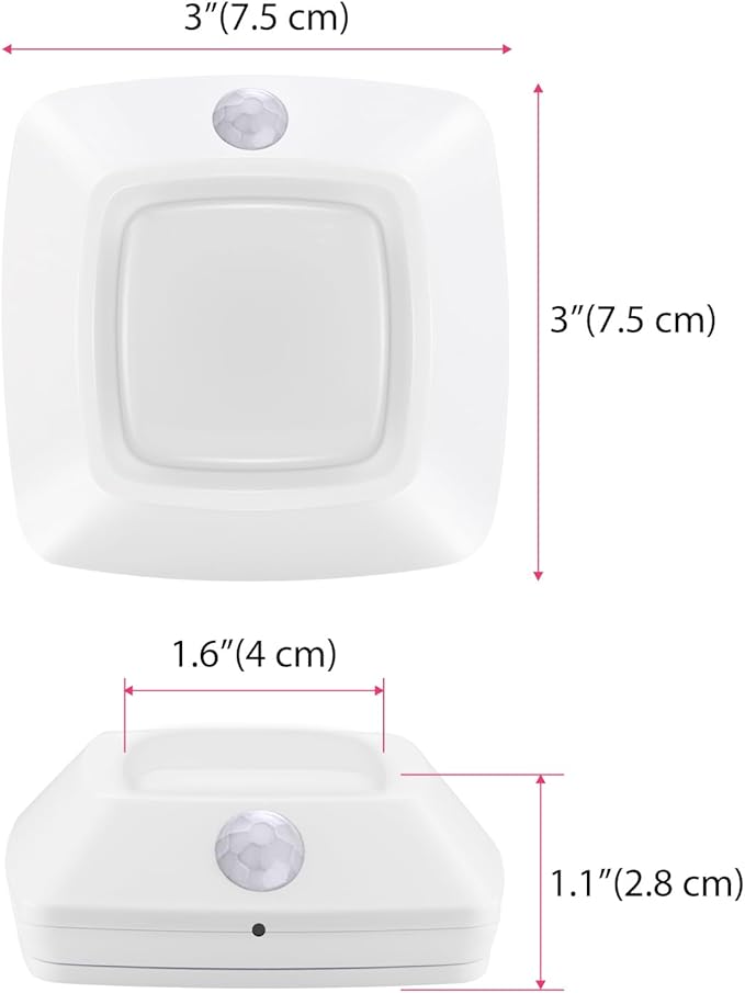 BIGMONAT Motion Sensor Tap Light, Battery Operated Puck Lighting - Image 7