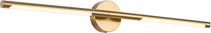 BONLICHT 40 Inch LED Bathroom Light Fixtures Brushed Brass Bathroom Vanity by BONLICHT