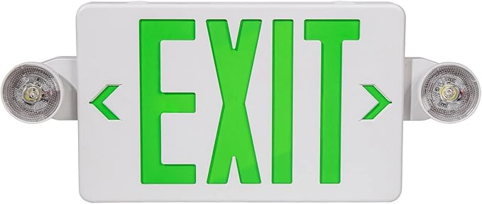 CM MZY Exit Sign with Emergency Light, Exit Signs with Battery Backup, Combo by CMMZY