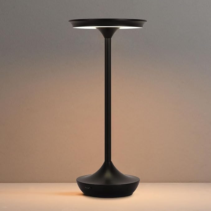 EJQ Rechargeable Cordless Table Lamp, 6000mAh Battery Operated LED Table Lights by EJQCordlessTableLamp