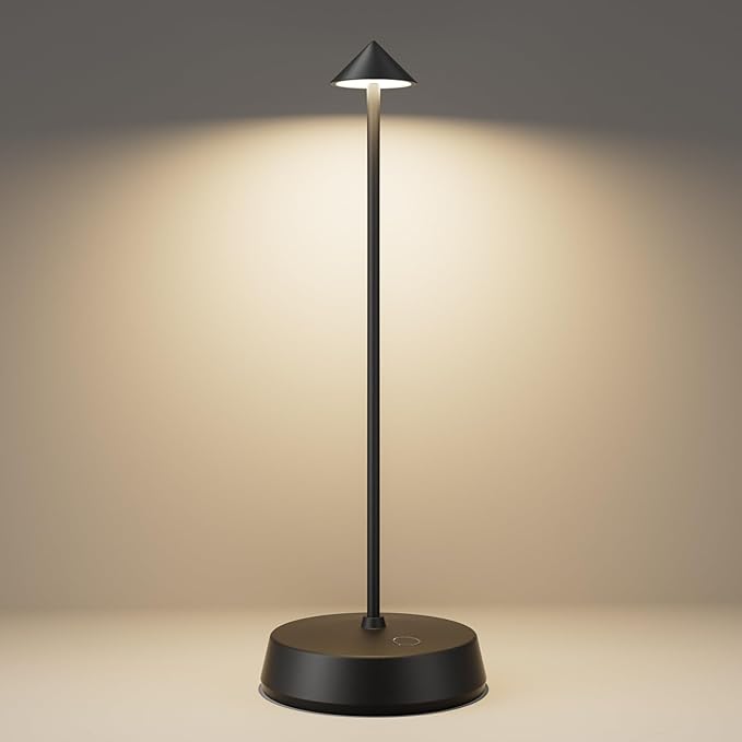 Cordless Table Lamp Rechargeable LED Battery Operated 6000mAh Touch Dimmable by BaiZhouDecorativeLighting