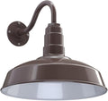 Steel Lighting Co. Gardena Barn Light | Outdoor Wall Mounted | 16" Dome | 11" by SteelLightingCo