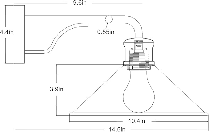 3 Pack Outdoor Wall Lights Wall Mount - Image 7