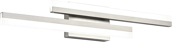 PRESDE 24 Inch LED Vanity Light Brushed Nickel Bathroom Light Fixtures Over by HOME