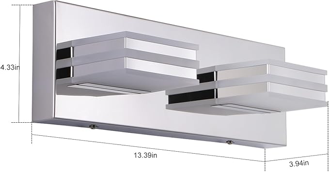 LED Vanity Light Bar 2 light Bathroom Mirror Light Fixtures Modern 12W Bath - Image 4