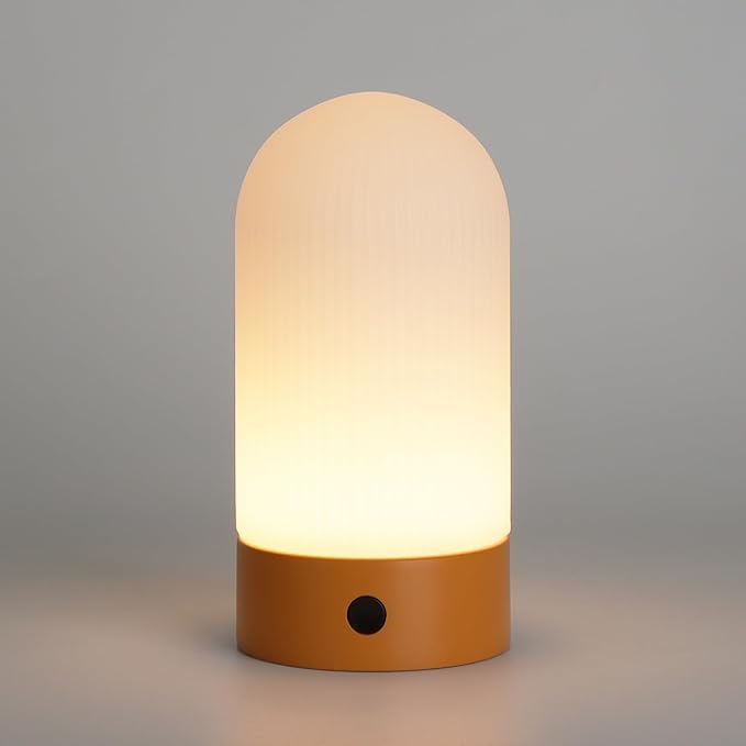 Battery Operated Shower Lamp Waterproof, Small Portable Cordless Table Lamp by WEILAILUX