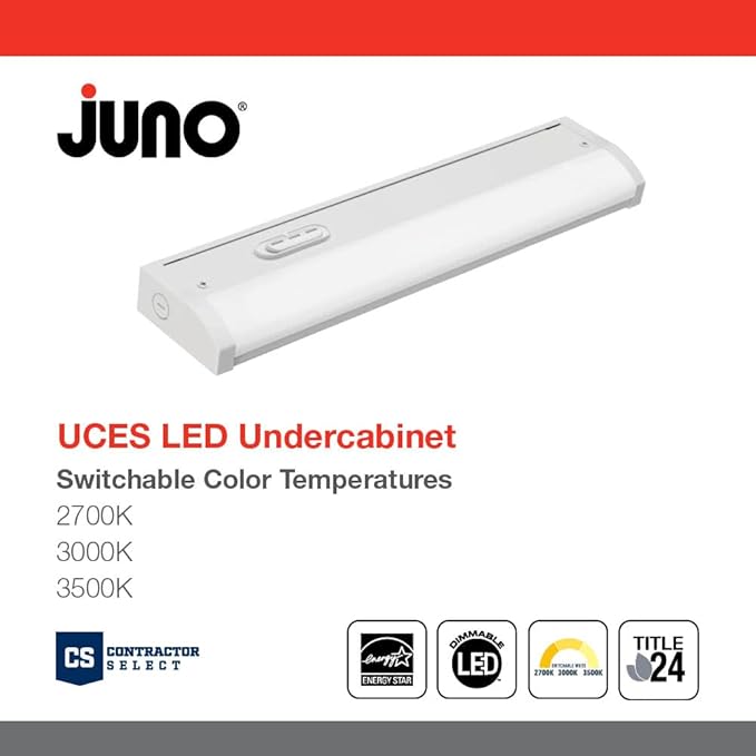 Juno UCES 24 Inch LED Under Cabinet Lighting, LED Kitchen Cabinet Light Fixture - Image 3