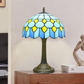 Tiffany Lamp Modern Design Blue Mediterranean Style Stained Glass Lamps Coastal by TIFLRIS