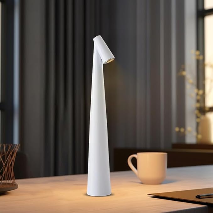 Portable LED Table Lamp With Touch Sensor, 3-Levels Brightness Metal Desk Light by EJFOIEJ