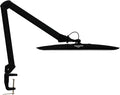 117PCS LED Clamp Desk Lamp, 20 Inch Metal Swivel Arm by bemelux