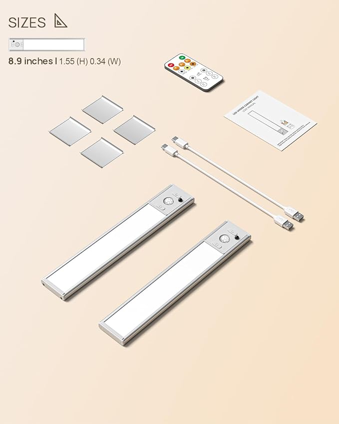 Under Cabinet Lights Wireless, Motion Sensor Light Indoor Closet Lights - Image 8