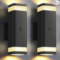 SHIMR Motion Sensor Outdoor Wall Lights 2 Pack, Modern Dusk to Dawn Up Down by SHIMR