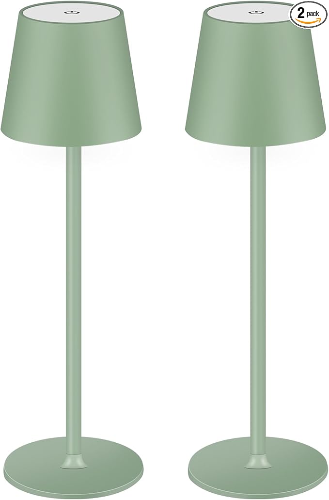 BGFHome Cordless Table Lamp LED Desk lamp, 5000mAh Rechargeable Touch Night by BGFHome