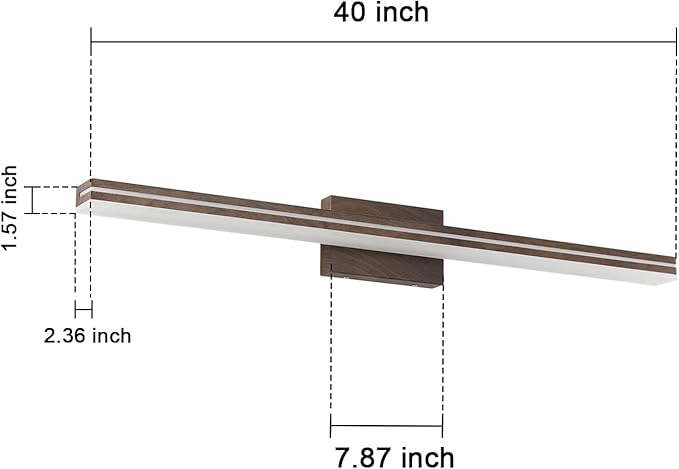 SineRise 40-Inch LED Modern Bathroom Vanity Light Bar - Image 4