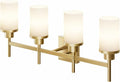 Wall Light Fixtures 4-Light Over Mirror, Wall Sconces by AONEON