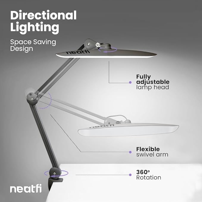 Neatfi XL 2, 200 Lumens LED Desk Lamp - Image 6