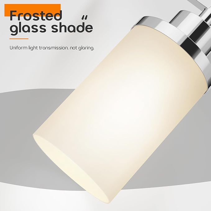 Vanity Lights Polished Chrome Bathroom Light Fixtures - Image 7