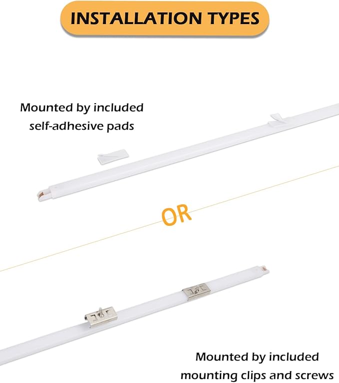 Cefrank Cabinet Lighting 6-Pack 12 inch Seamlessly Linkable Strip Light Bars - Image 13