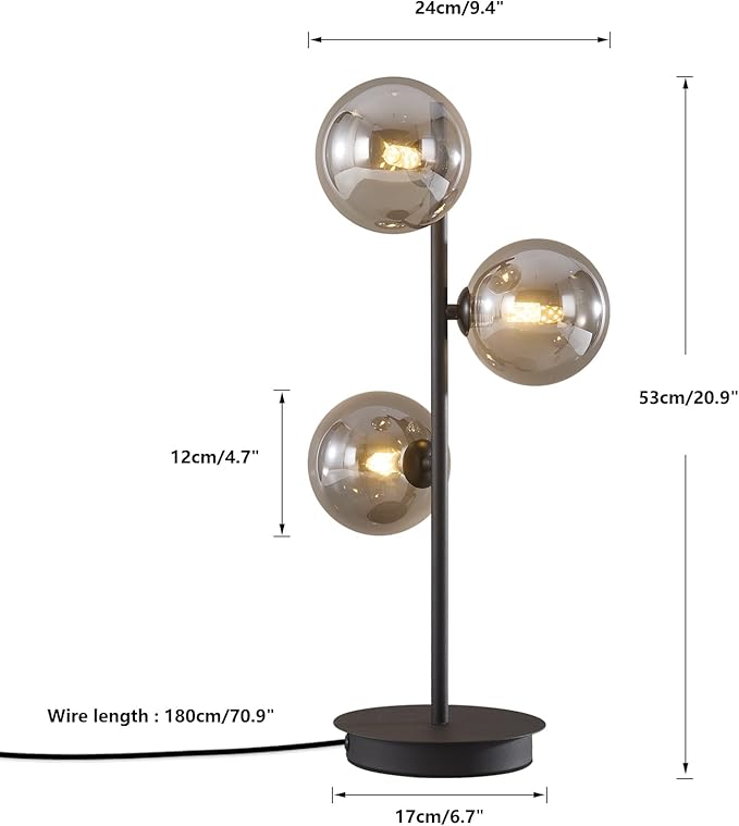 Mid Century Modern Table Lamp, Bedside Lamp - Image 2