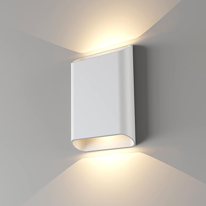 LED Wall Lights Outdoor Wall Sconces Dimmable 15.5W, IP65 Waterproof Porch by ilucezzo