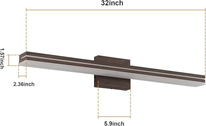 SineRise LED Modern Bathroom Vanity Light Fixtures - Image 5