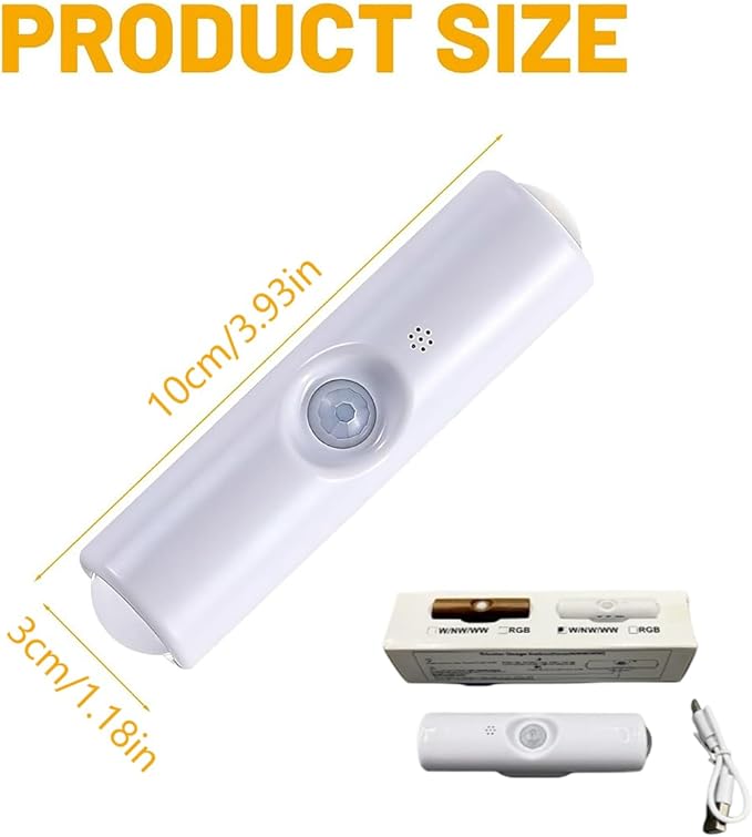 Rechargeable Smart LED Motion Sensor Ambient Light, Smart Sensor Magnetic - Image 7