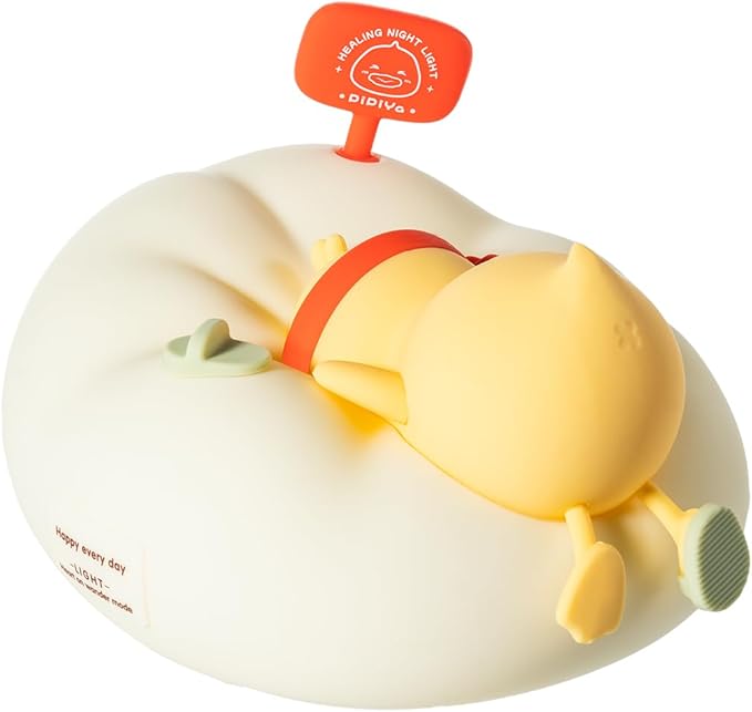 Duck Night Light for Kids, 7 Colors LED Nursery Lamp Dimmable & Rechargeable - Image 3