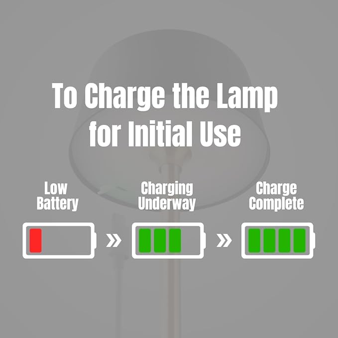 Cordless Lamp Set of 2, Rechargeable and Battery Operated, Powered by 4000mAh - Image 6