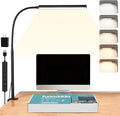 Small LED Desk Lamp with Clamp, Eye-Caring Clip on Lamp by Unknown